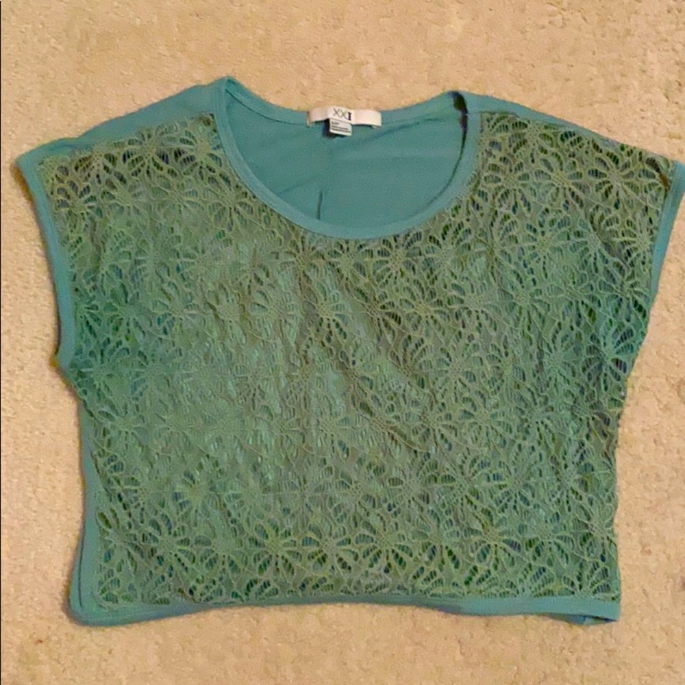 Lace crop top